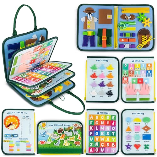 Bonnyco Busy Board Montessori de Feutre