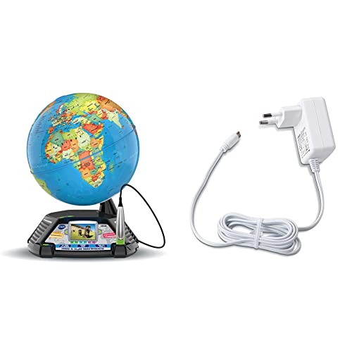 VTech Genius XL Globe Vidéo Interactif + Chargeur USB